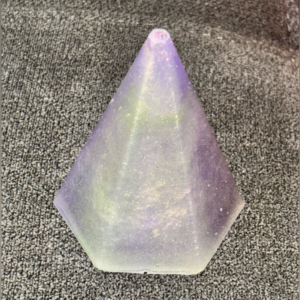 Iridescent Pyramid Decor (handmade) - Picture 5 of 7